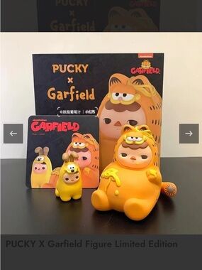 Pucky x Garfield and Ode Limited Edition Art Toy Figure